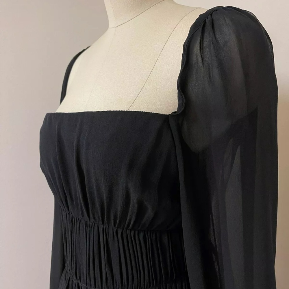 STELLA MCCARTNEY BLACK BACKLESS TUNIC SIZE SMALL - Picture 9 of 13